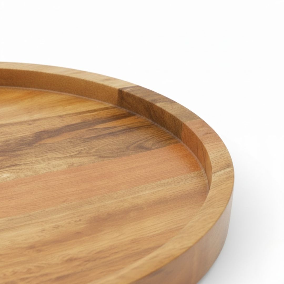 Mango Wood Serving Tray for Elegant Dining 020